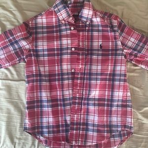Ralph Lauren button down long sleeved shirt youth size 5